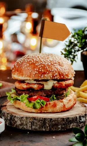 Gourmet-burger-menu